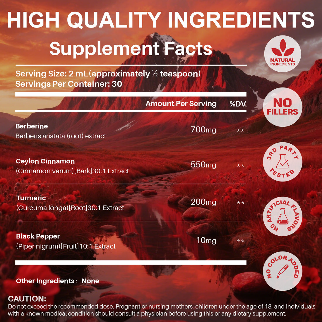 GLP-1 Oral Liquid Drops 4.06oz Weight & Digestive Support (2pcs)