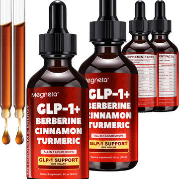 GLP-1 Oral Liquid Drops 4.06oz Weight & Digestive Support (2pcs)