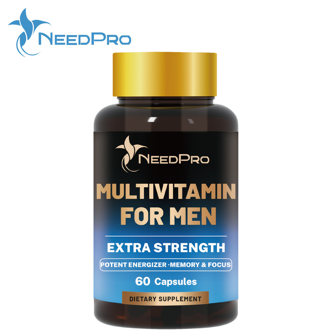 Men’s Multivitamin 120 Capsules Energy & Testosterone Support