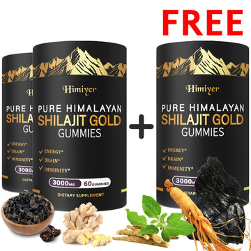 Shilajit & Herbal Superblend 3000mg Multi-Mineral Supplement (Buy 2 Get 1 Free)